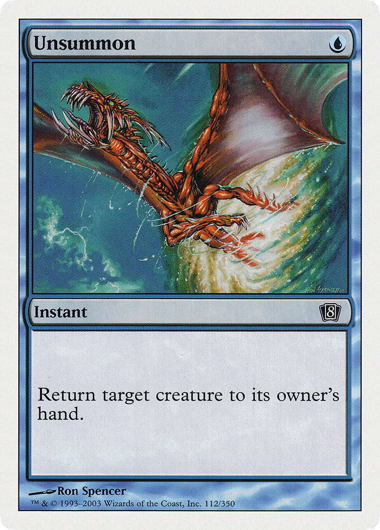 Unsummon [8ED-112]