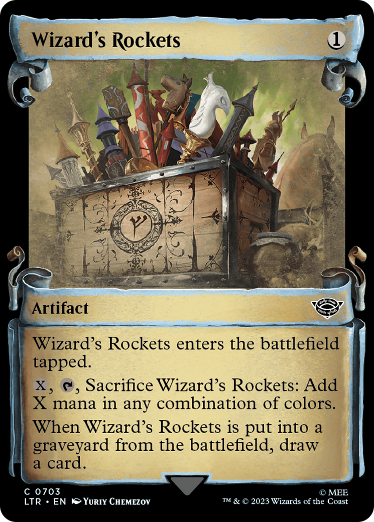 Wizard's Rockets - Scroll Showcase [LTR-703]