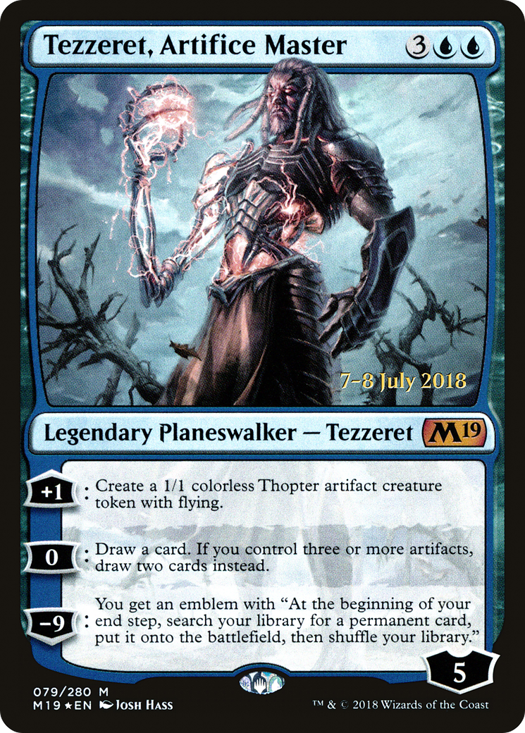 Tezzeret, Artifice Master - Prerelease Promo [PM19-79s]