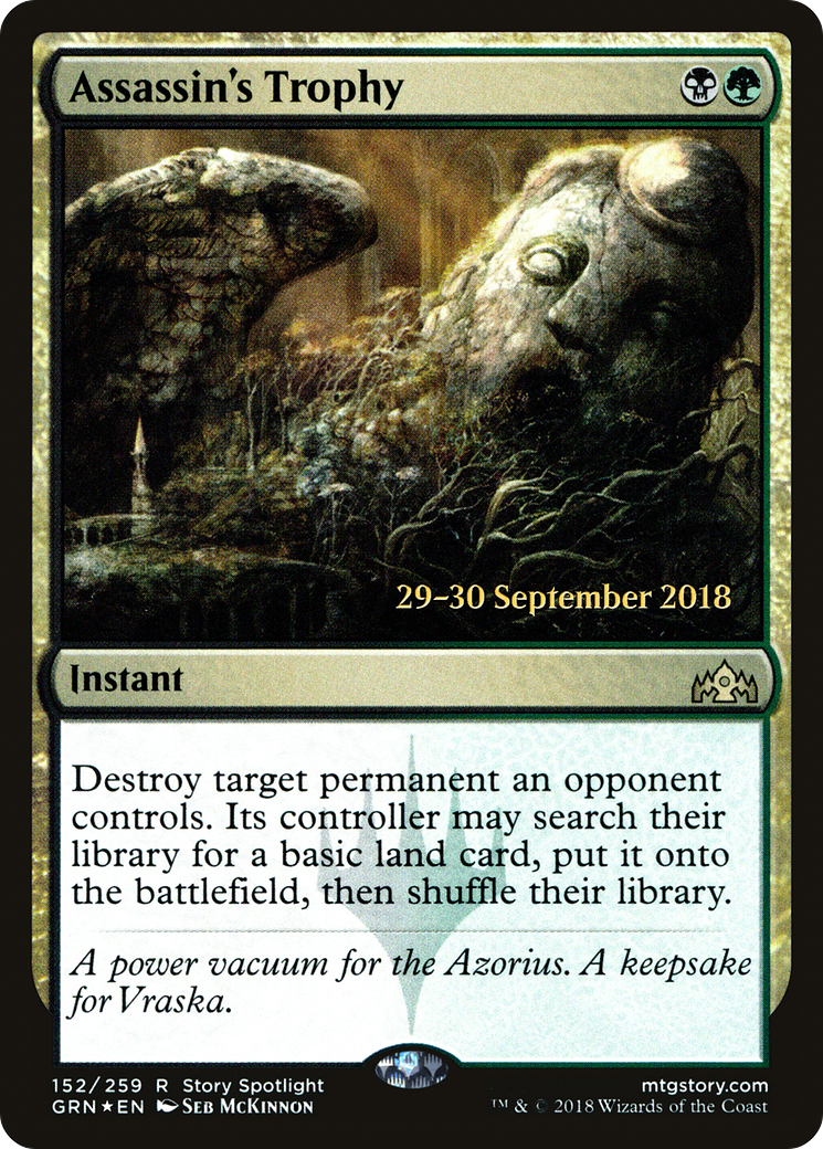 Assassin's Trophy - Prerelease Promo [PGRN-152s]