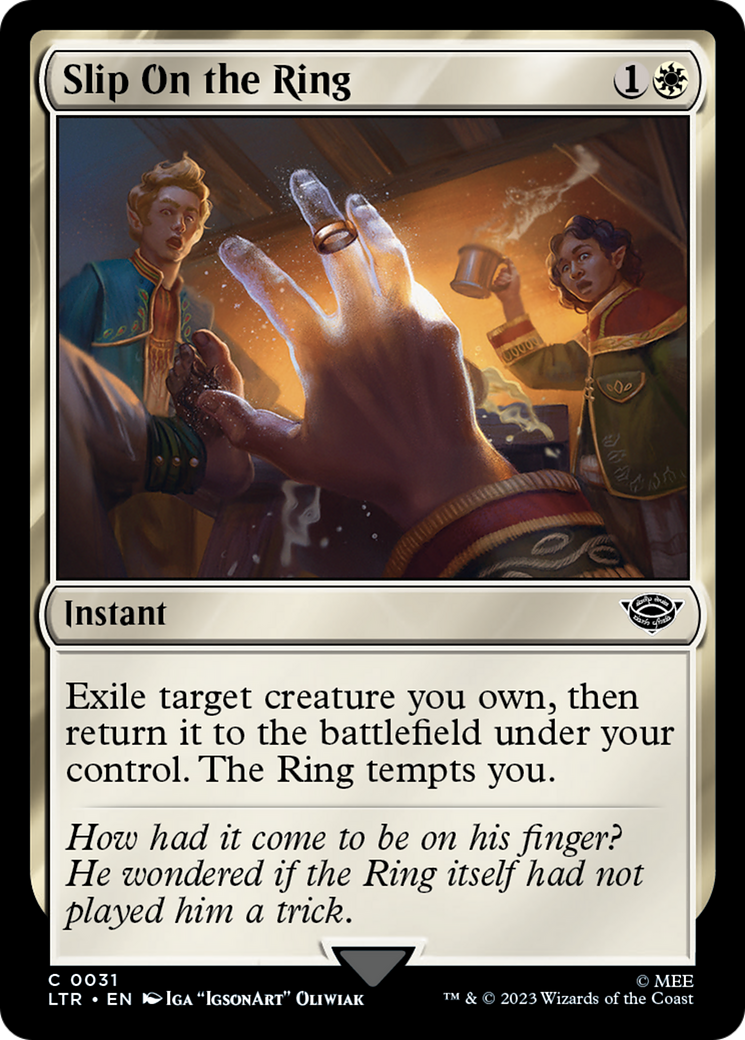 Slip On the Ring [LTR-31]