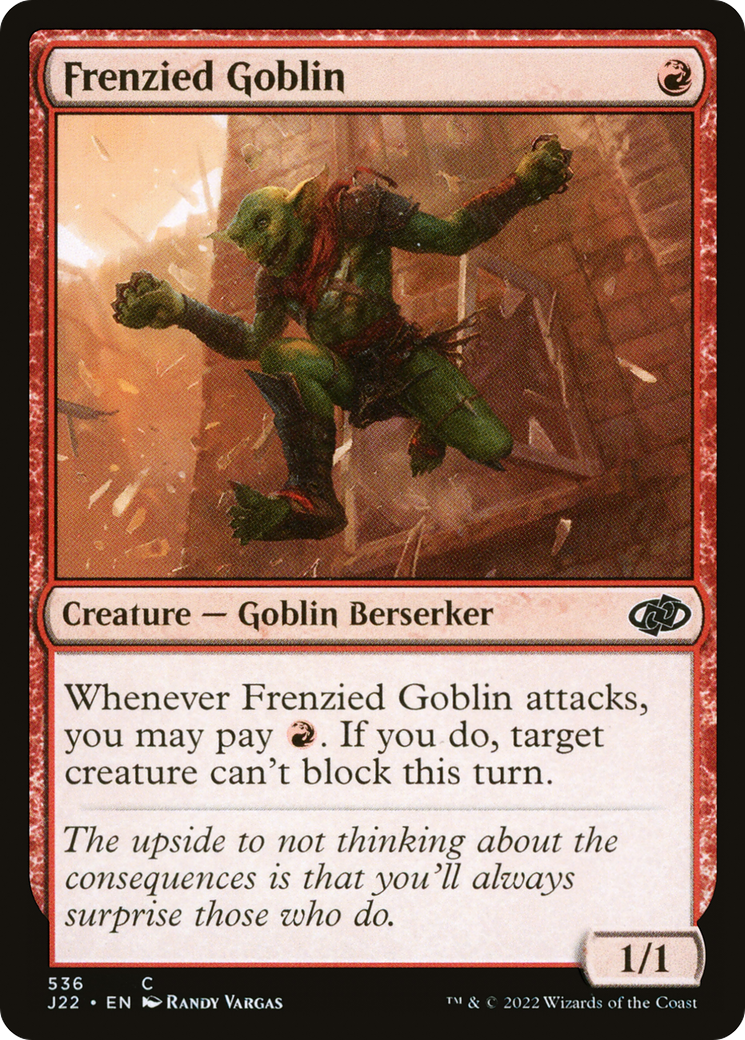 Frenzied Goblin [J22-536]