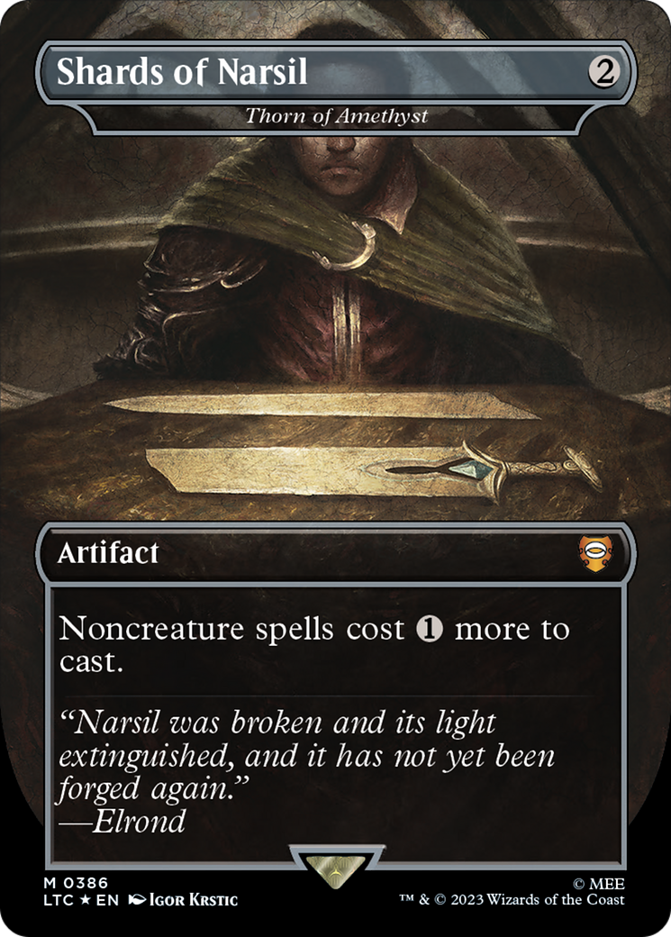 Thorn of Amethyst - Borderless - Surge Foil [LTC-386]
