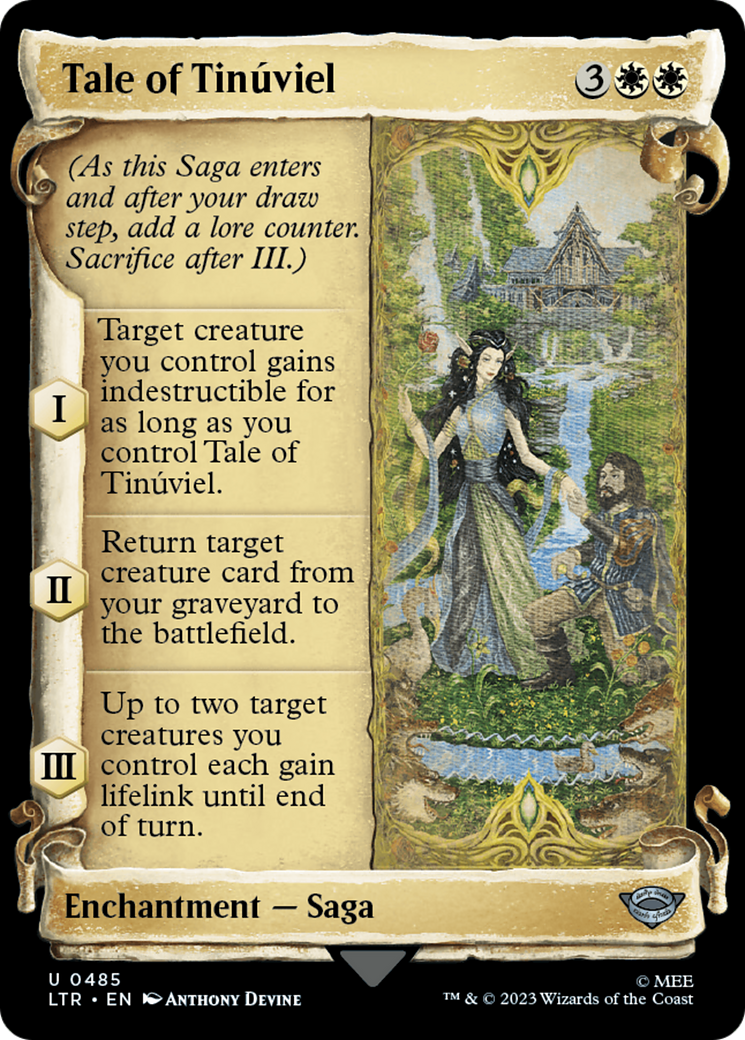 Tale of Tinúviel - Scroll Showcase [LTR-485]