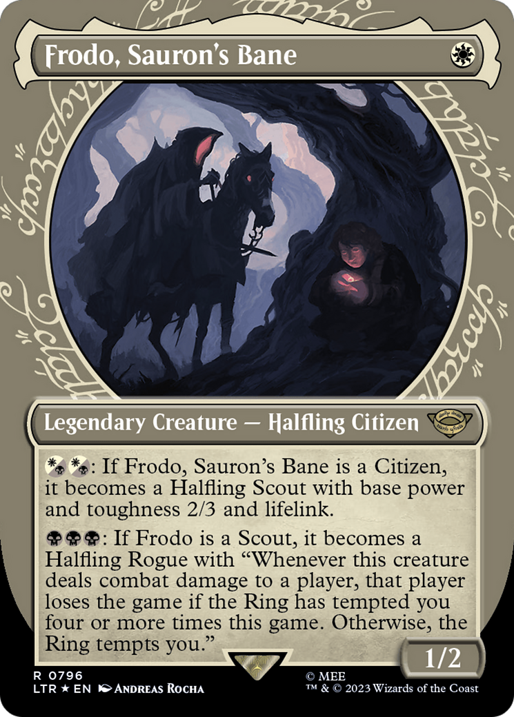 Frodo, Sauron's Bane - Borderless - Showcase - Surge Foil [LTR-796]