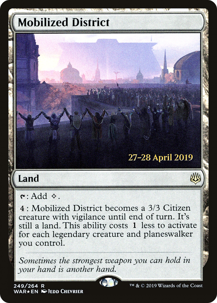 Mobilized District - Prerelease Promo [PWAR-249s]