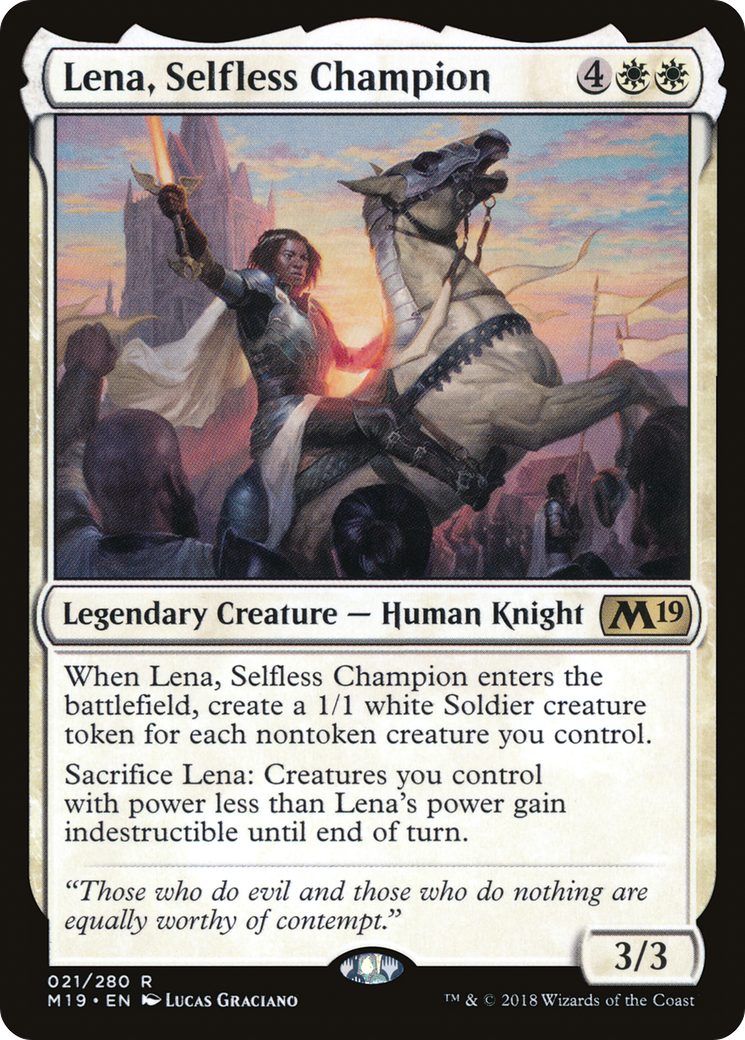 Lena, Selfless Champion [M19-21]