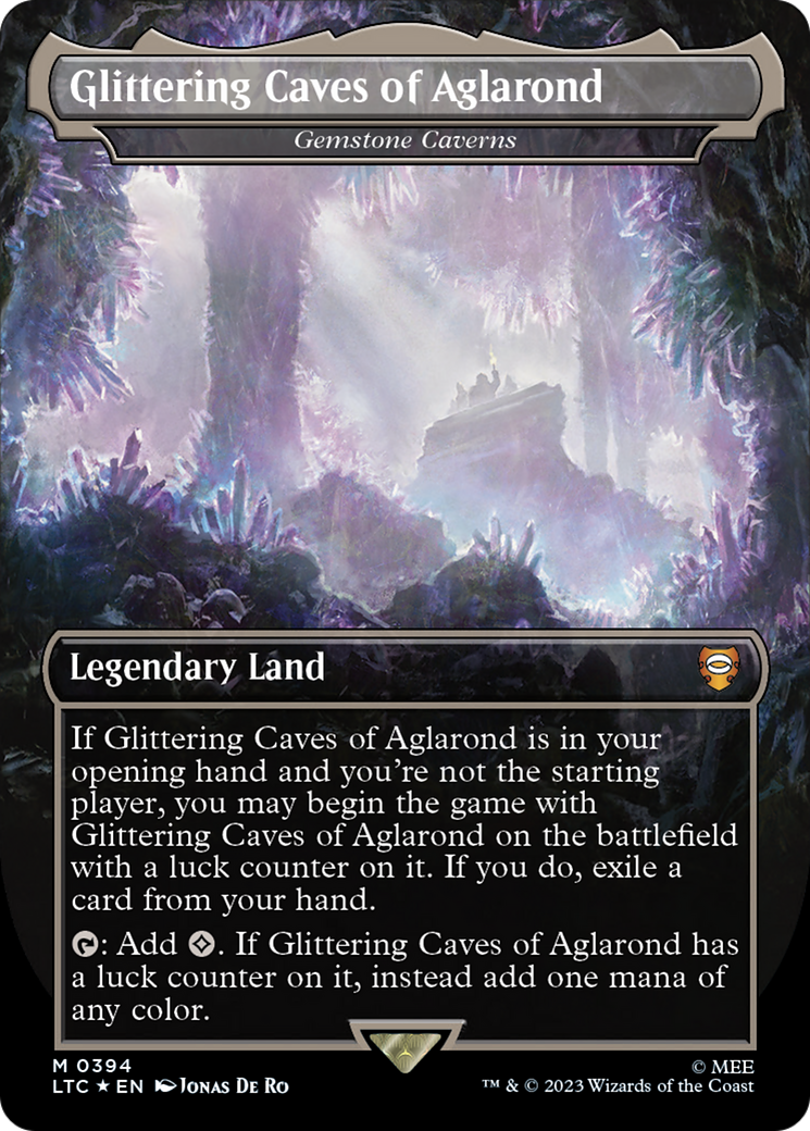Gemstone Caverns - Borderless - Surge Foil [LTC-394]