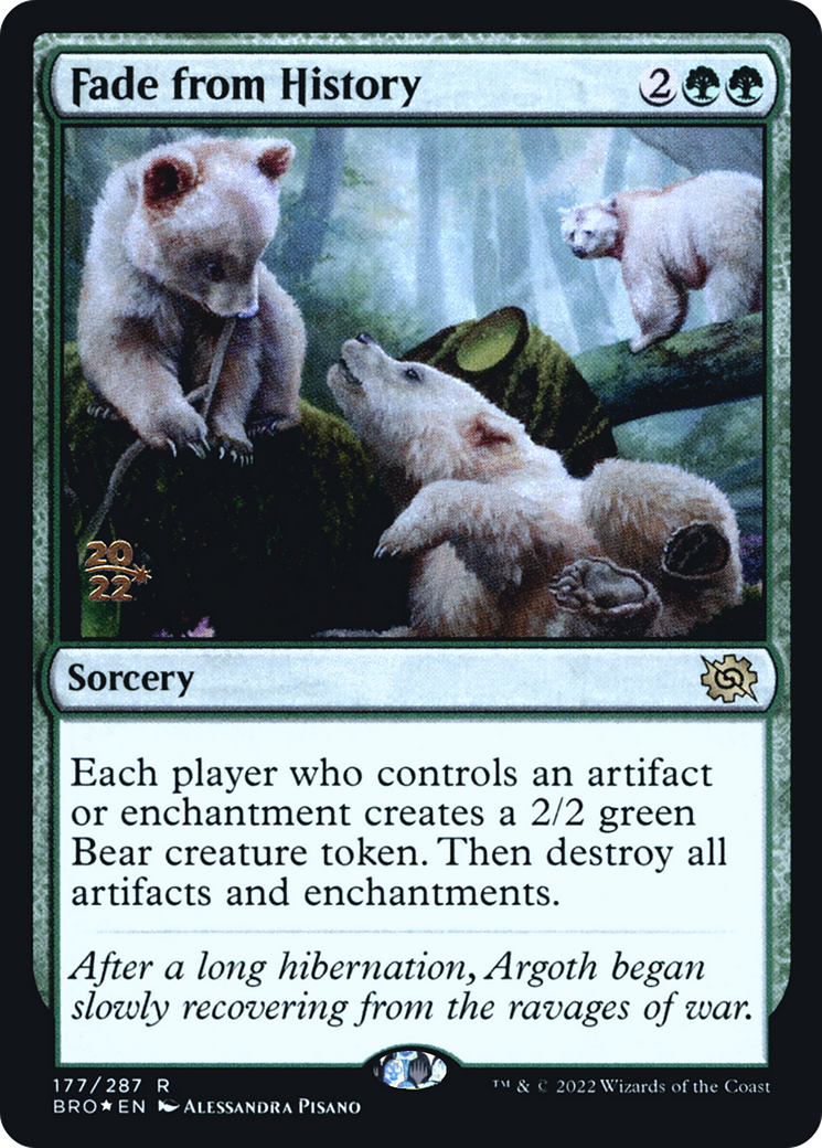 Fade from History - Prerelease Promo [PBRO-177s]
