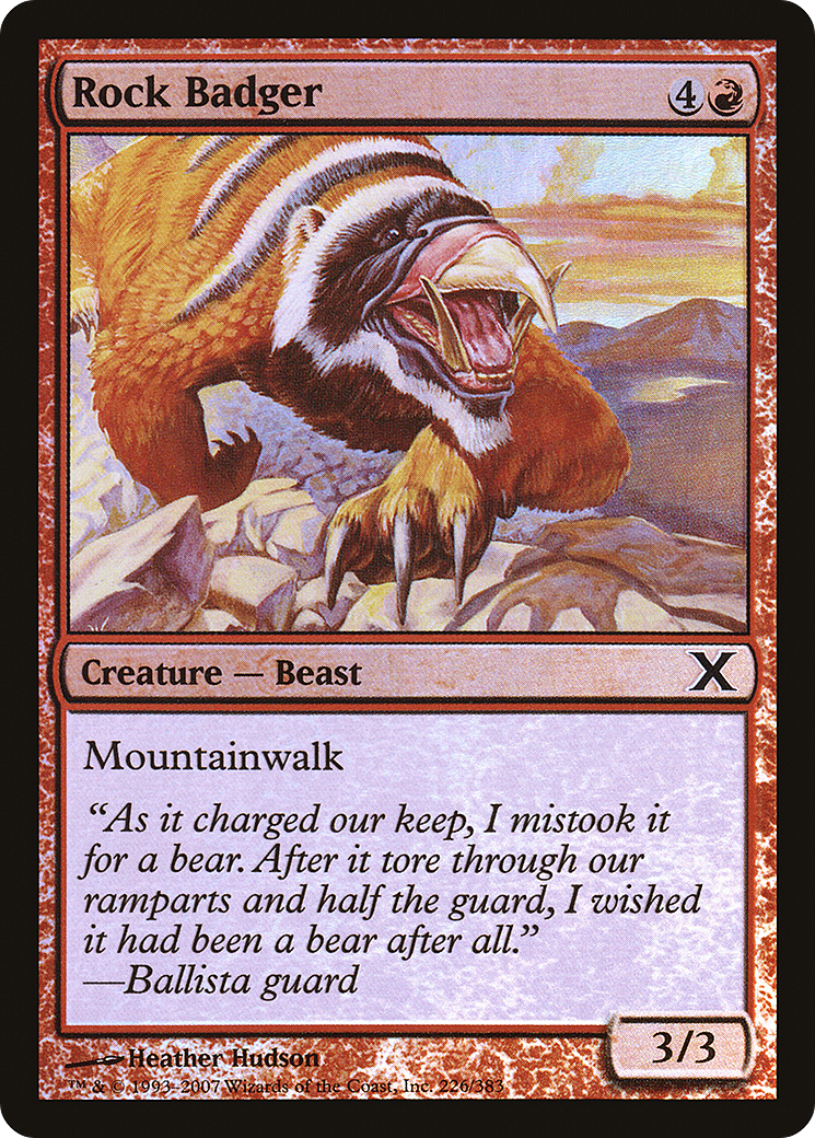 Rock Badger [10E-226★]
