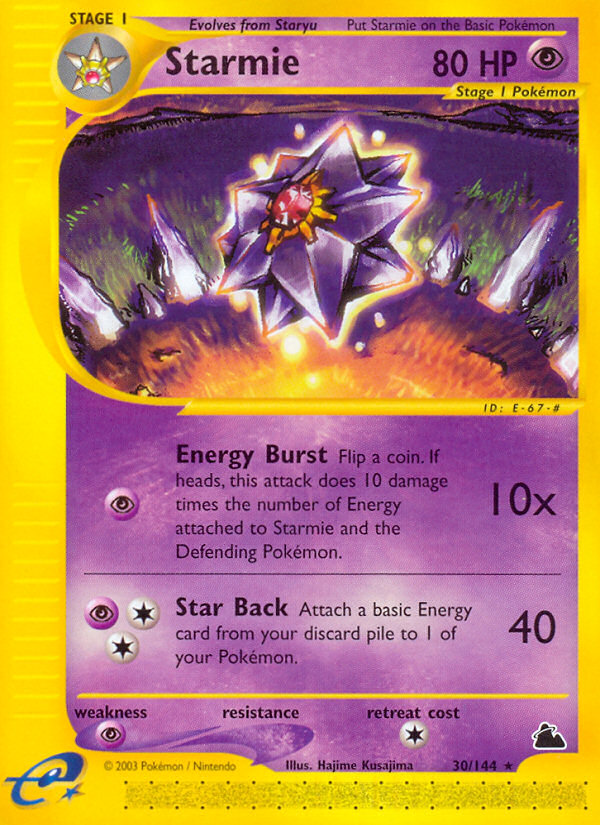 Starmie [ECARD3-30]