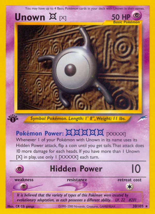 Unown [X] [NEO4-30]