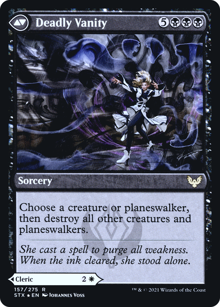 Selfless Glyphweaver // Deadly Vanity - Prerelease Promo [PSTX-157s]