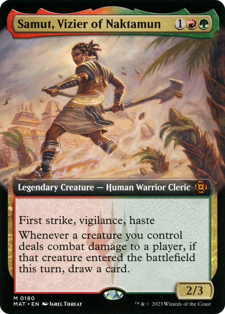 Samut, Vizier of Naktamun - Extended Art [MAT-180]