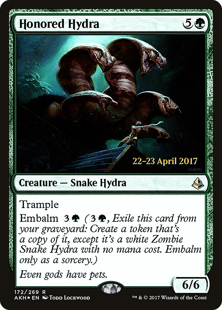 Honored Hydra - Prerelease Promo [PAKH-172s]