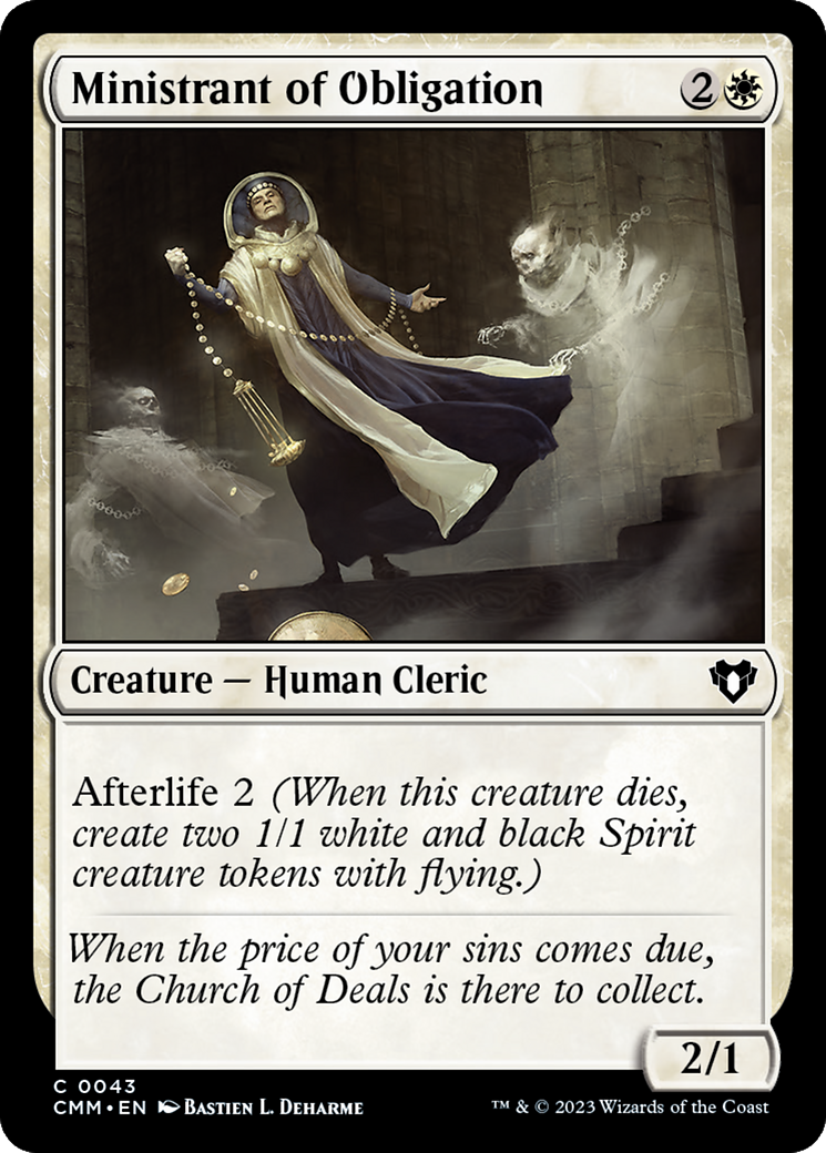 Ministrant of Obligation [CMM-43]