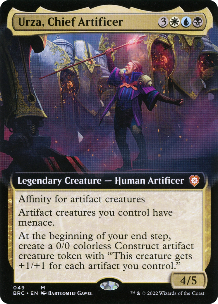 Urza, Chief Artificer - Extended Art [BRC-49]