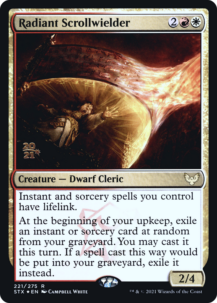 Radiant Scrollwielder - Prerelease Promo [PSTX-221s]
