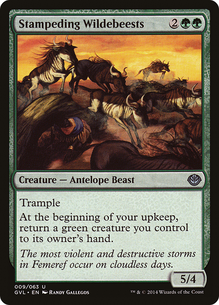 Stampeding Wildebeests [GVL-9]