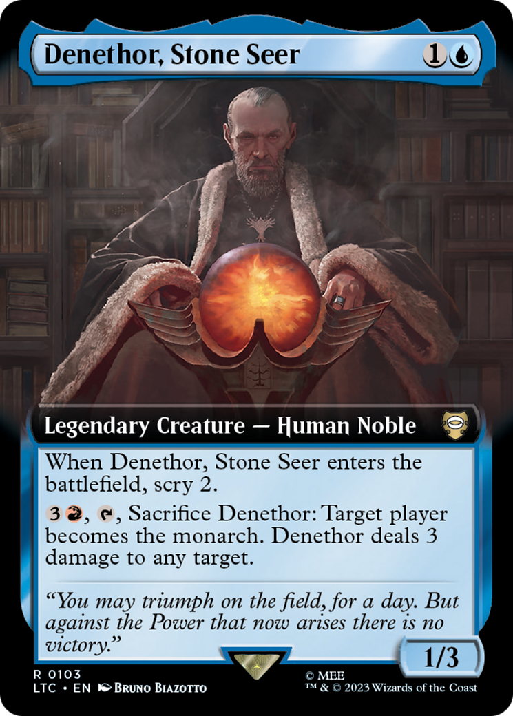 Denethor, Stone Seer - Extended Art [LTC-103]