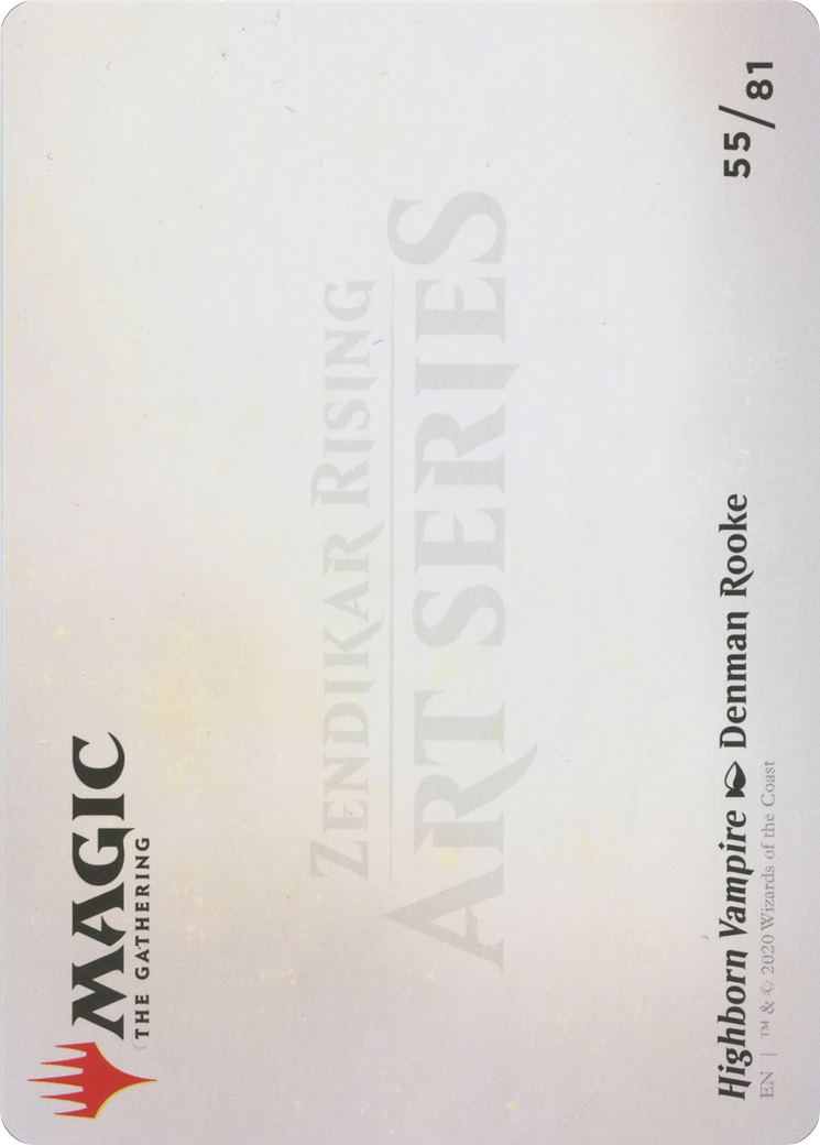 Highborn Vampire // Highborn Vampire - Borderless [AZNR-55]