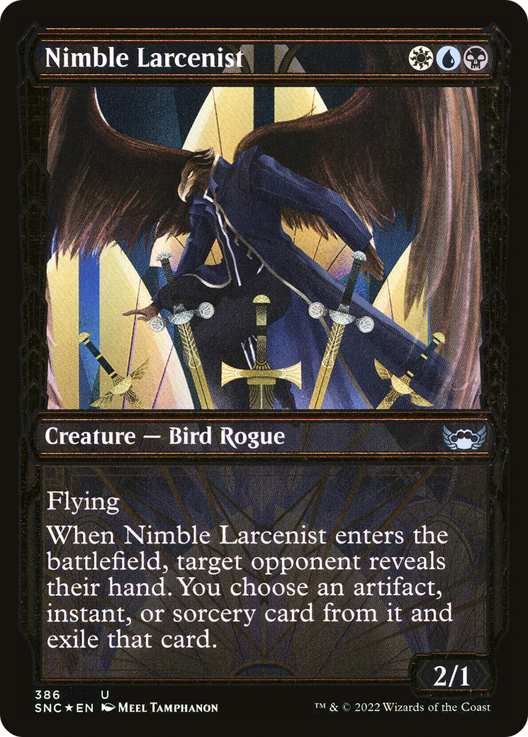 Nimble Larcenist - Showcase - Gilded Foil [SNC-386]
