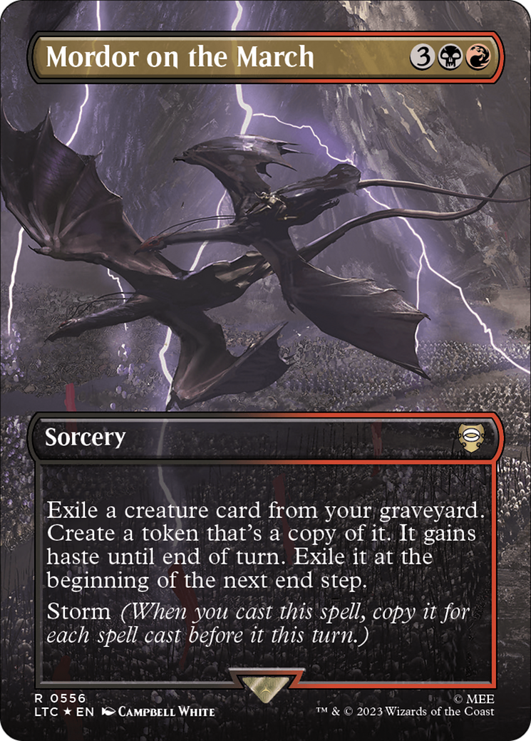 Mordor on the March - Borderless - Surge Foil [LTC-556]
