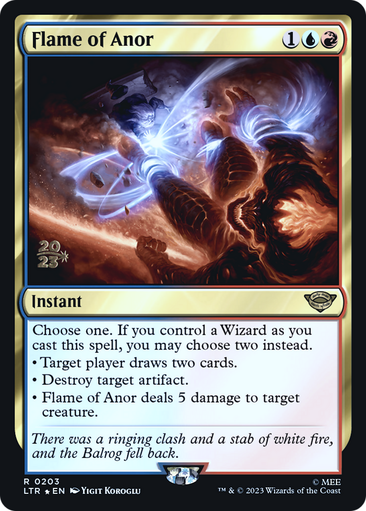 Flame of Anor - Prerelease Promo [PLTR-203s]