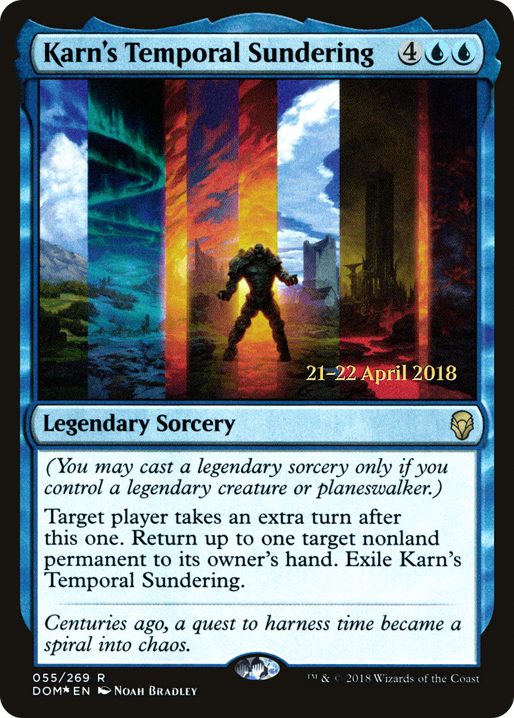 Karn's Temporal Sundering - Prerelease Promo [PDOM-55s]