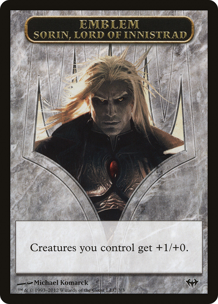 Sorin, Lord of Innistrad Emblem [TDKA-3]