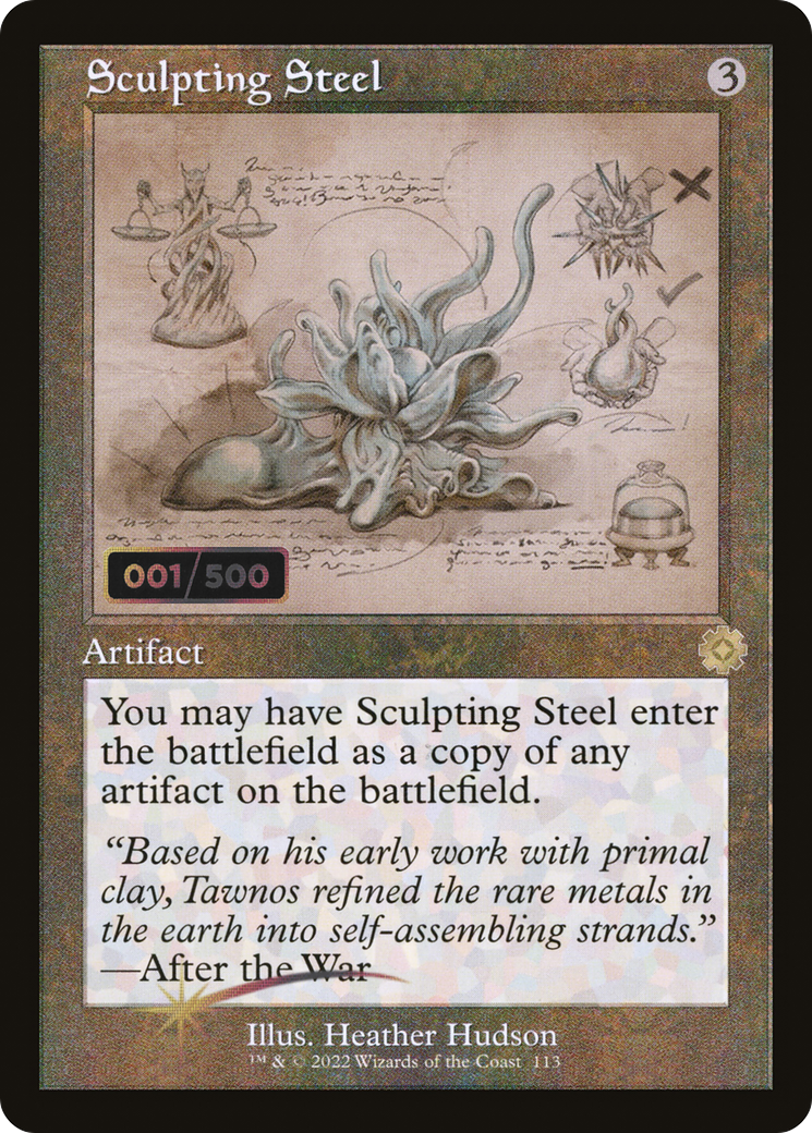 Sculpting Steel - Serialized [BRR-113z]