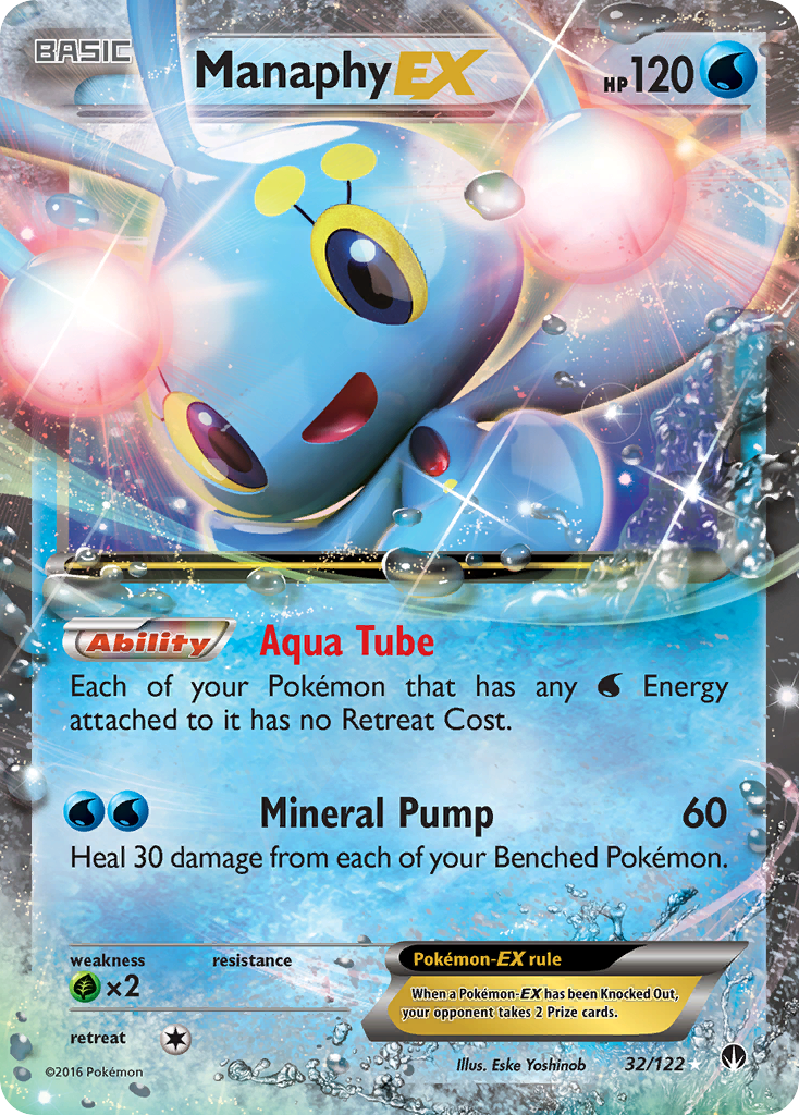 Manaphy-EX [XY9-32]