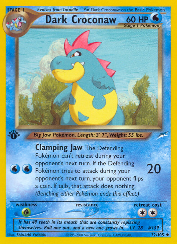 Dark Croconaw [NEO4-32]