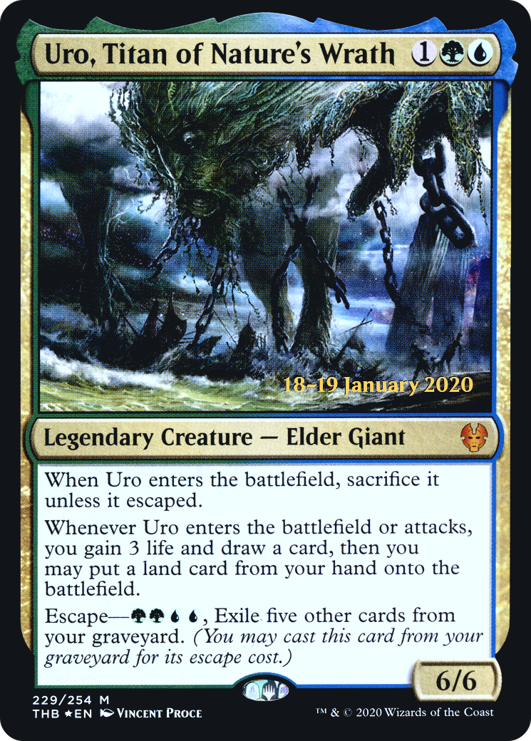 Uro, Titan of Nature's Wrath - Prerelease Promo [PTHB-229s]