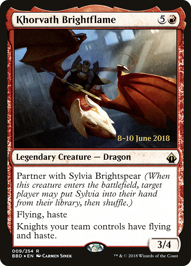 Khorvath Brightflame - Prerelease Promo [PBBD-9s]