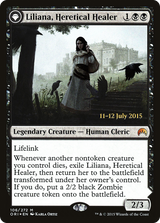 Liliana, Heretical Healer // Liliana, Defiant Necromancer - Prerelease Promo [PORI-106s]