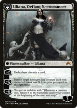 Liliana, Heretical Healer // Liliana, Defiant Necromancer - Prerelease Promo [PORI-106s]