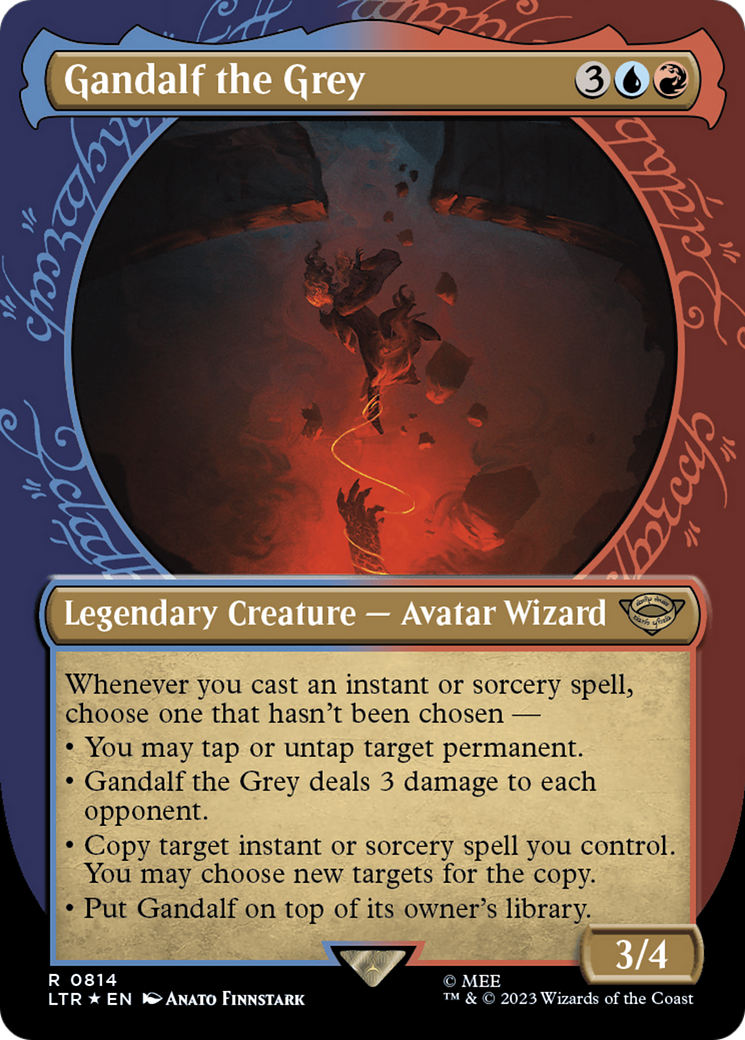 Gandalf the Grey - Borderless - Showcase - Surge Foil [LTR-814]
