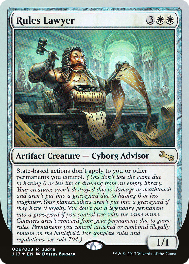 Rules Lawyer - Promo [J17-9]