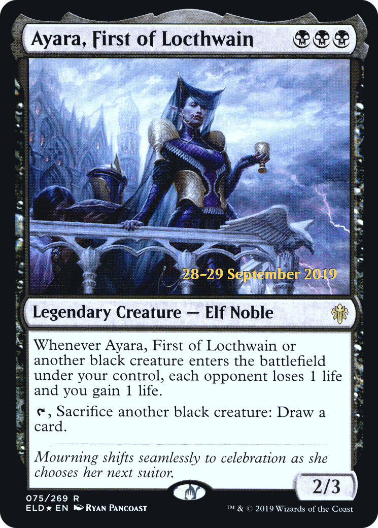 Ayara, First of Locthwain - Prerelease Promo [PELD-75s]