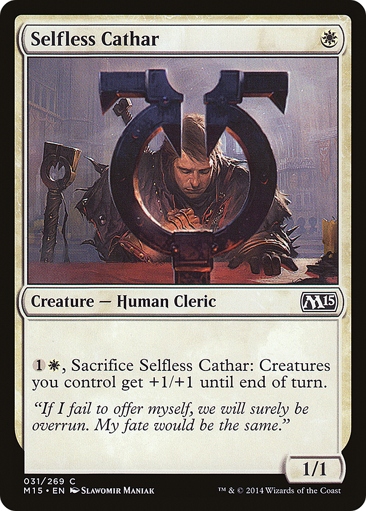 Selfless Cathar [M15-31]
