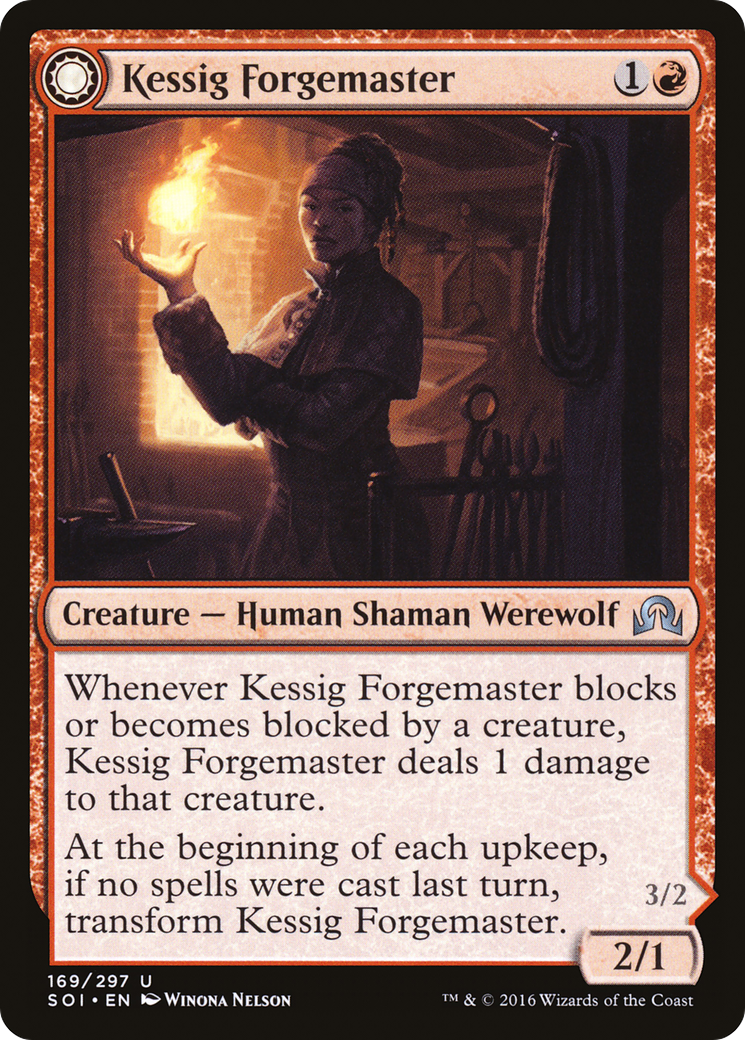 Kessig Forgemaster // Flameheart Werewolf [SOI-169]