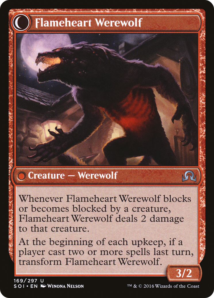 Kessig Forgemaster // Flameheart Werewolf [SOI-169]