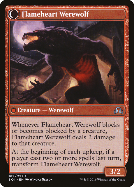 Kessig Forgemaster // Flameheart Werewolf [SOI-169]