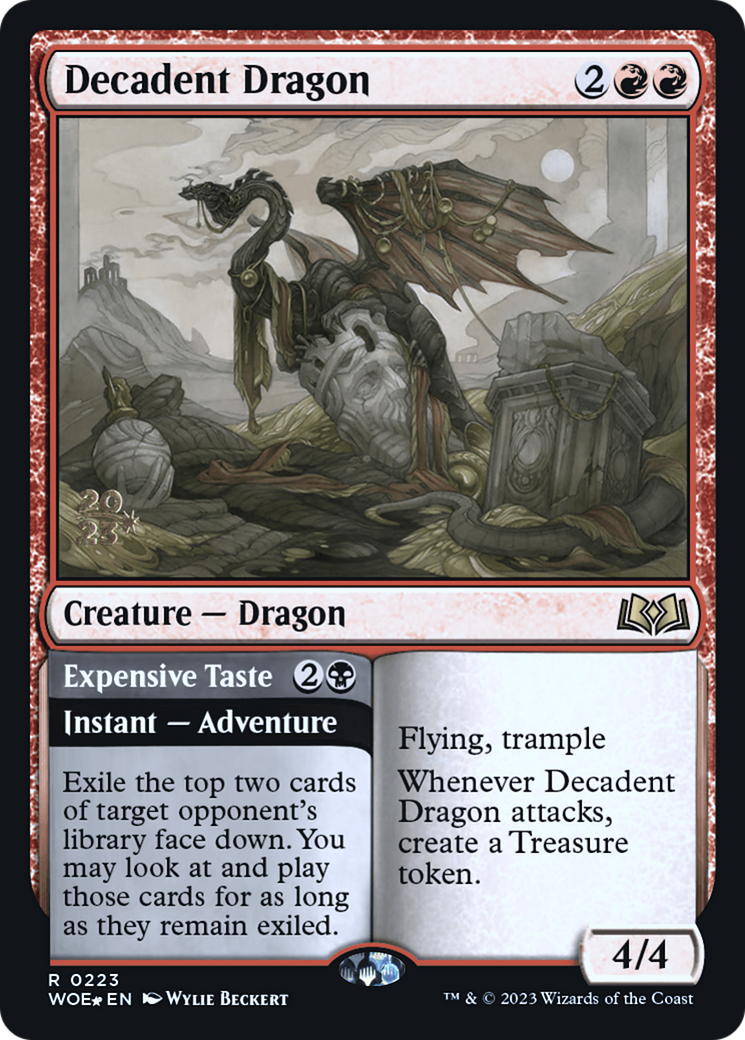 Decadent Dragon // Expensive Taste - Prerelease Promo [PWOE-223s]