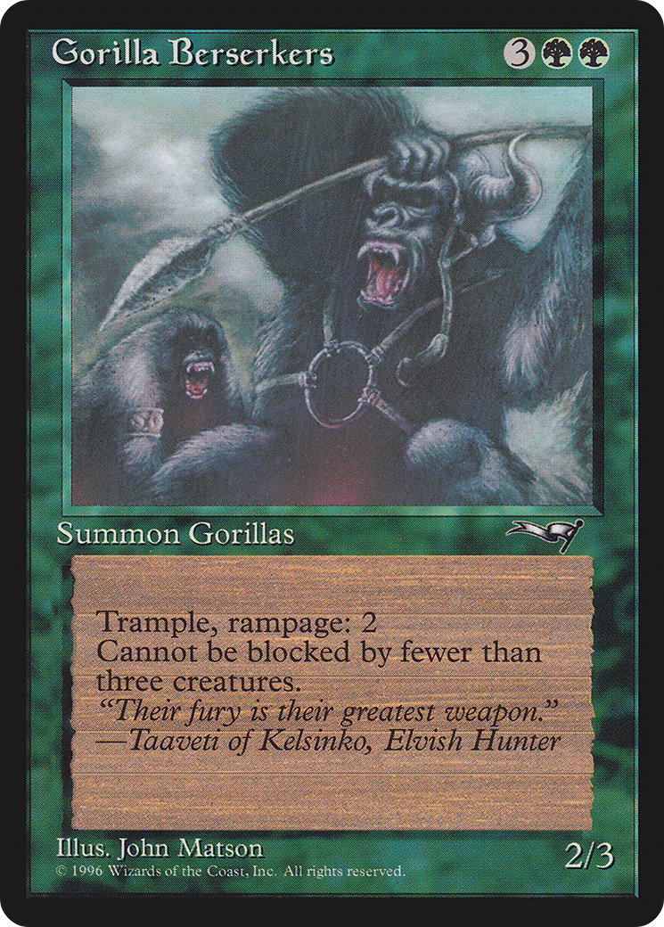 Gorilla Berserkers [ALL-93a]
