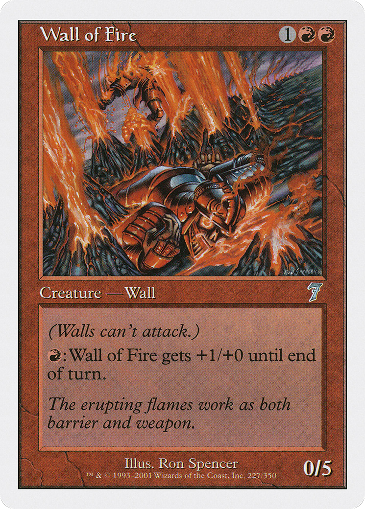 Wall of Fire [7ED-227]