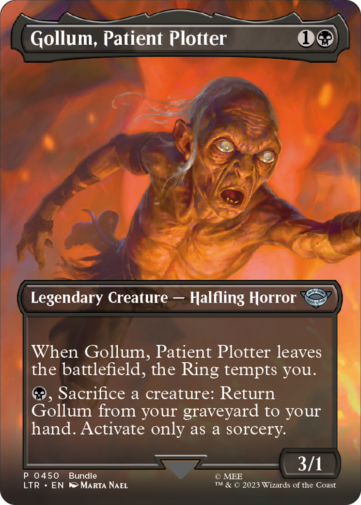 Gollum, Patient Plotter - Borderless - Full Art - Bundle Promo [LTR-450]