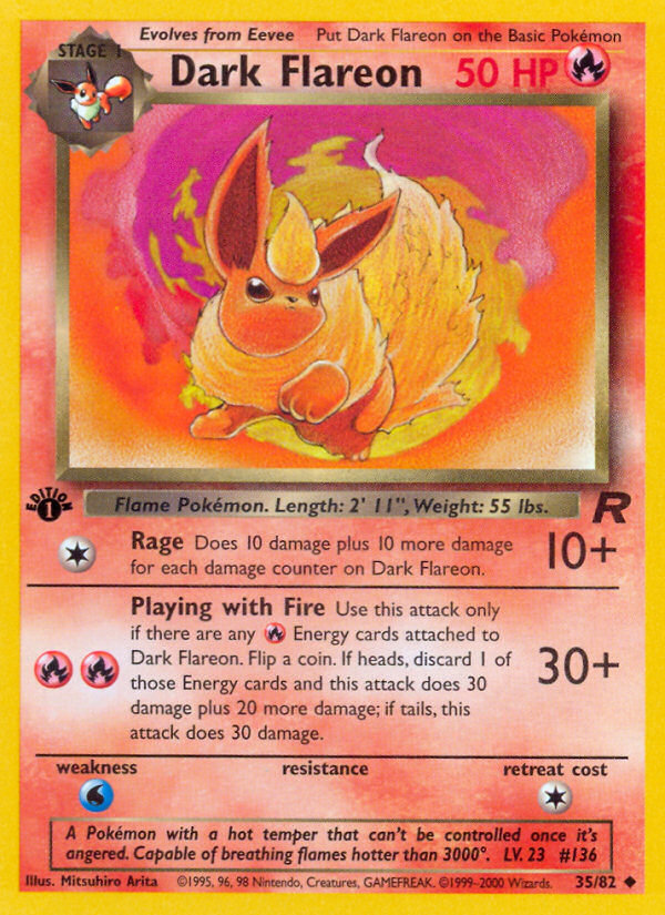Dark Flareon [BASE5-35]