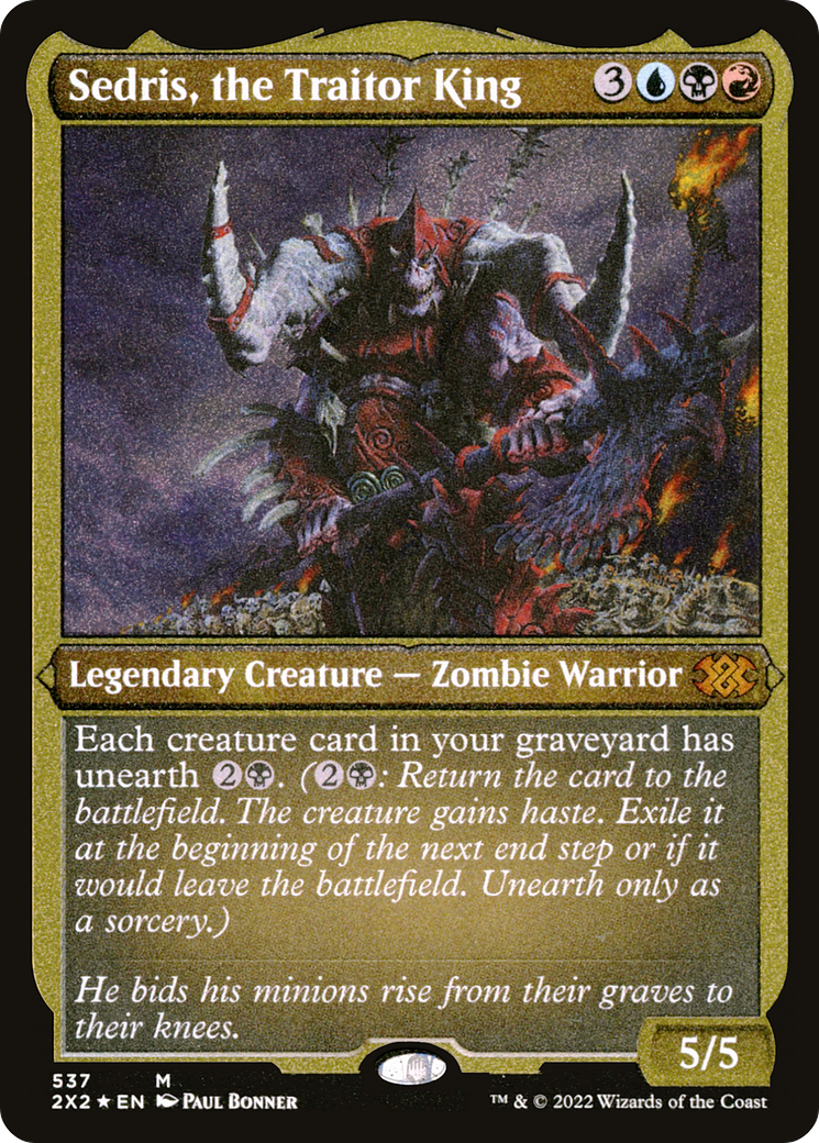 Sedris, the Traitor King [2X2-537]